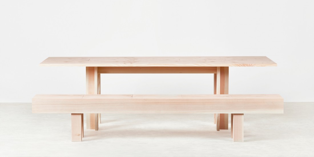 Planks Dining Table & Bench by Max Lamb 2
